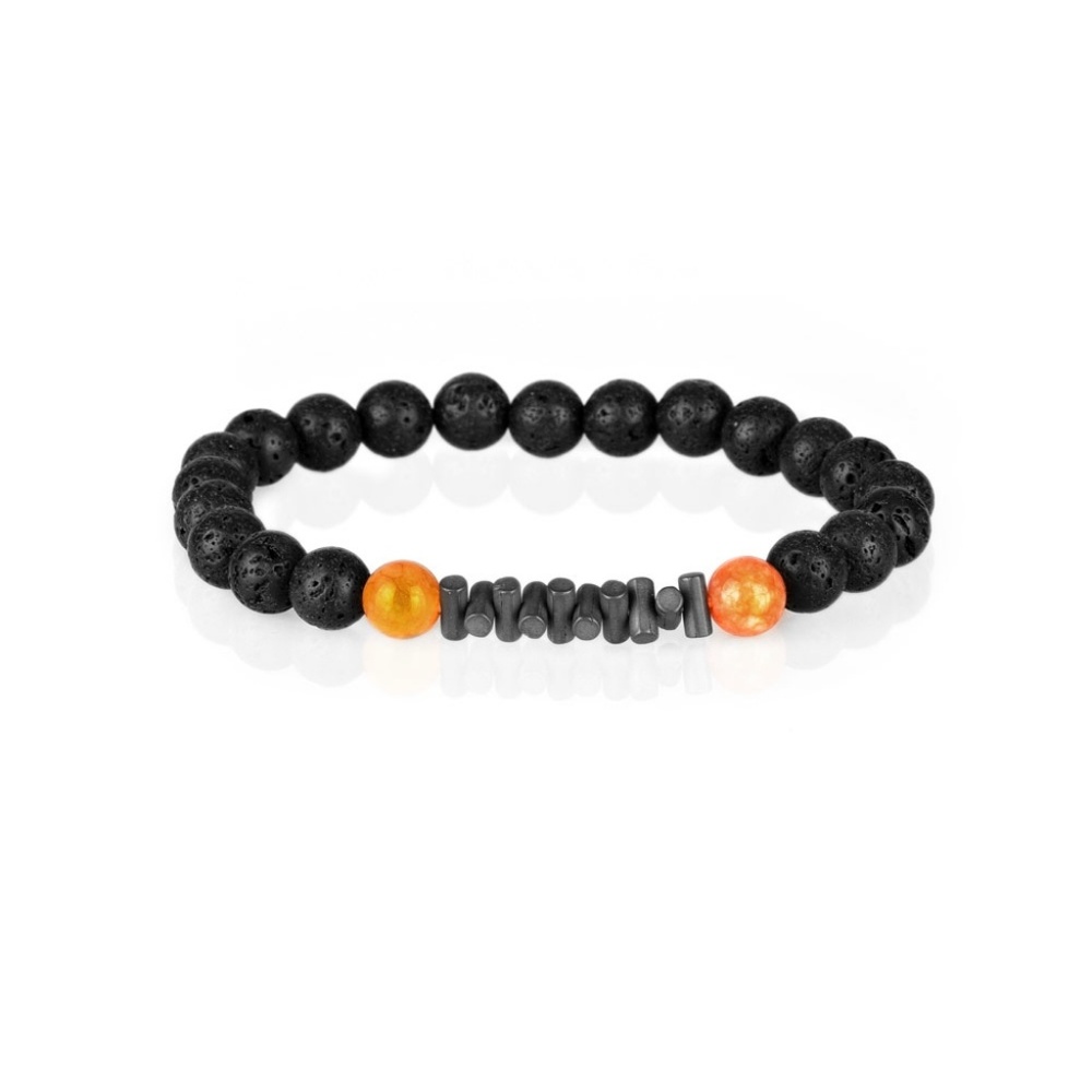 Unisex Lava Rock Bracelet - Fashion Accessories